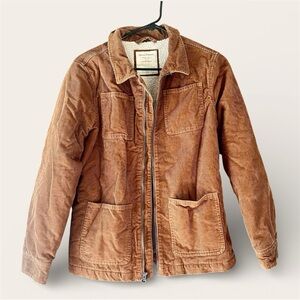 Hanna Andersson Corduroy Sherpa Full Zip Jacket